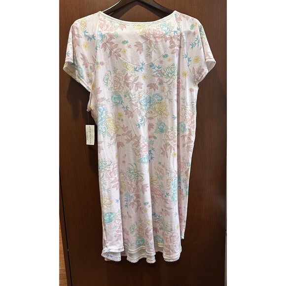 NWT Miss Elaine Women's Floral Nightgown – Size 3X – Cottagecore - Picture 2 of 10